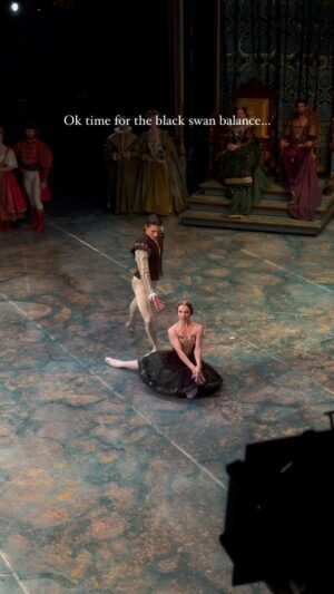 Isabella Boylston Instagram - From Swan Lake at the met in July. The beauty of live performance is you never know what’s going to happen 😅