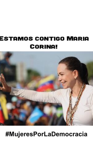 Isabella Santodomingo Instagram - Estamos contigo Venezuela! 🇻🇪
••
#MujeresPorLaDemocracia #IWF #mariacorinamachado #venezuela🇻🇪 #venezuelalibre