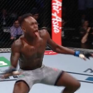 Israel Adesanya Instagram - Israel Adesanya’s celebrations after winning the UFC undisputed middleweight title were ICONIC 🏆😤

Will he add another title win and celebration at #UFC305? 👀