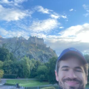 Ivo Graham Instagram - Alexandra Palace Theatre this Thursday. Typed “palace” into my photosearch and it gave me this one in front of Edinburgh Castle in August 2022, when I was probably also trying to flog tickets. Fringe 2024 also on sale, I guess, so it’s solid promo either way