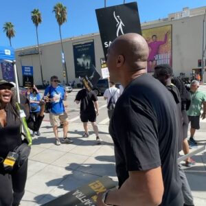 J. August Richards Instagram - It ain’t over ‘til it’s over… #sagaftrastrong @sagaftra