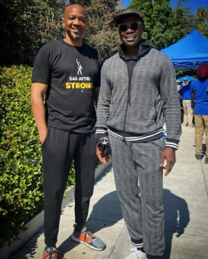 J. August Richards Instagram - It ain’t over ‘til it’s over… #sagaftrastrong @sagaftra