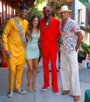 J. August Richards Instagram - Our guests understood the assignment!!! (Pt. 1) The theme of my 50th Birthday Party/Surprise Wedding was Carnival! We described the attire as “Tropical Cocktail. Afro Caribbean Latin American Chic…” Boy, did they deliver!!! There are so many great pics, I have to split it into a few parts… Feast your eyes!!!

📸 by @goldn_charmr