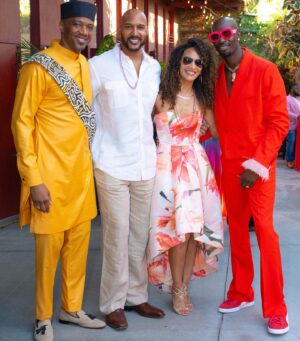 J. August Richards Instagram - Our guests understood the assignment!!! (Pt. 1) The theme of my 50th Birthday Party/Surprise Wedding was Carnival! We described the attire as “Tropical Cocktail. Afro Caribbean Latin American Chic…” Boy, did they deliver!!! There are so many great pics, I have to split it into a few parts… Feast your eyes!!!

📸 by @goldn_charmr