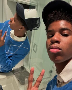 JD McCrary Instagram - 💙🧞‍♂️🫐🥶 #jaydon #jdmccrary