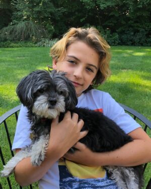 Jack Messina Instagram - Happy #NationalDogDay! Celebrating by hanging with my best bud, Cookie. 🐶