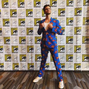 Jack Quaid Instagram - 💥COMIC CON DAY 2 #myadventureswithsuperman #thesafeman #startreklowerdecks #lowerdecks #sdcc