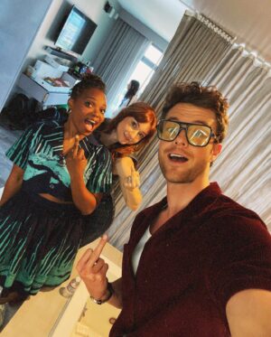 Jack Quaid Instagram - 💥 Comic Con was one for the books. Thank you so much San Diego! Now I sleep my nerdy slumber. #sdcc #theboys #myadventureswithsuperman #startreklowerdecks 

💇🏻 @allure_by_stephanie 
👔 @slimecityangels @toddsnyderny