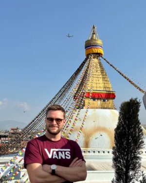 Jack Reynor Instagram - Kathmandu was unlike anything else. So many experiences in one day. Particularly incredible to see people’s relationship with mortality and loss. I’ve never seen a person’s passing celebrated in such a colourful and open way. Next level.