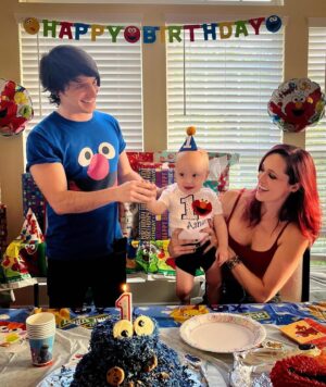 Jaclyn Glenn Instagram - Happy 3 years Asher!! Roomba themed bday party will be one we remember forever! Love you so much baby. Always my baby no matter what 💛