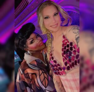 Jade Jolie Instagram - Drag Race vs Now! #GetHerJade 
There’s some friends that are life long, I met @theonlycocomontrese before @rupaulsdragrace in the beginning of my drag career and we just instantly clicked. She’s never changed and always there if I need her. From my first benefit show (was hers 😂) to my first Reality show, to my first Trans bday and to now. So grateful for her friendship to this day! Love you sister! @worldofwonder