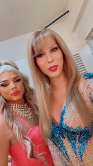Jade Jolie Instagram - With my love @aprilcarrion at @chapmanupb for Drag Bingo!