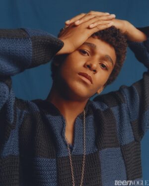 Jaden Michael Instagram - VOUGEEE? COVERRR? Ya got the wrong Jaden, must’ve confused me. 

And. @saniyyasidney 
Saniyya! U look great in the pictures, and I can’t wait to watch King Richard! Congratulations!

@teenvogue 
Thank you so much for this opportunity, I am honored. 🙏🏽

Story: @jewelwickershow
Photographer: @anndyjackson
Stylist: @herin_choi
Hair Stylist: @hairbyromorgan
Makeup Artist: @kellybellevue
Production: @serene_production_
Art Director: @emilyzirimis
Fashion Director: @tahairy
Versha Sharma (EIC): @versharma
Eugene Shevertalov: @eugeneshevertalov 
#kingrichard #colininblackandwhite