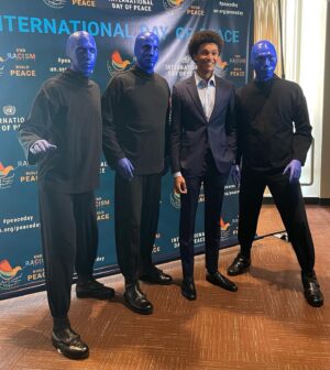 Jaden Michael Instagram - Im back at the @unitednations 
AND
What an honor to be invited as a speaker for The International Day of Peace. 
In discussion of this years powerful theme “End Racism, Build Peace,” 
I will be joined by @antonioguterres @melissarfleming @maulikpancholy @ashlynso_ and a performance by @bluemangroup 

Watch us on Media.un.org  On Demand 

Bit.ly./peaceday2022

Join us in Observance of 
#peaceday