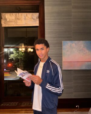 Jaden Michael Instagram - Actin studious in my #giftedadidas 

Thank you @Adidas 

📸 by: @evecoben 

#adidasoriginals #jadenmichael #TaliyahWhitaker