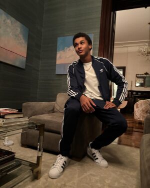 Jaden Michael Instagram - Actin studious in my #giftedadidas 

Thank you @Adidas 

📸 by: @evecoben 

#adidasoriginals #jadenmichael #TaliyahWhitaker