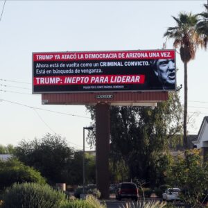 Jaime Harrison Instagram - We’re letting voters in Arizona know that Trump is a convicted felon who is unfit to serve our nation.
