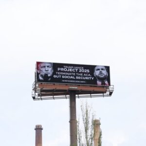Jaime Harrison Instagram - Keep an eye out: We’ve got new billboards running to hold Trump and Vance accountable for their extremist Project 2025 agenda. 

We won’t let voters forget the dangerous policies this ticket has promised!