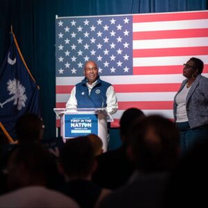 Jaime Harrison Instagram - South Carolina made history as the first-in-the-nation primary state. 

The descendants of Sarah Mae Flemming, Septima Clark, and Denmark Vesey are now first in line—and will be driving our country forward towards a future where all Americans are seen, heard, and valued.