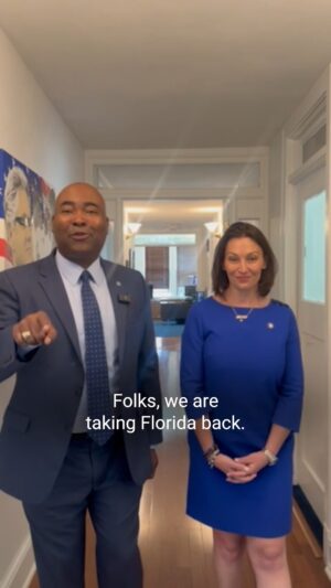 Jaime Harrison Instagram - This November in Florida, Democrats will be running in every legislative district, leaving no state House or Senate seats uncontested. 

Because of the work of Chair @NikkiFried and @FlaDems, we’re going to fight to break the GOP supermajority and take back Florida!
