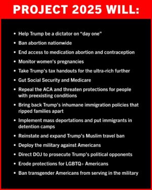 Jaime Harrison Instagram - If Trump wins the election and implements Project 2025, we will see an unprecedented assault on our rights and freedoms. 

Folks, the future of America is at stake this November.