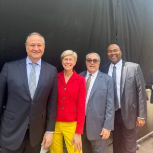 Jaime Harrison Instagram - Second Gentleman @DouglasEmhoff and I hit the road in North Carolina yesterday with the @ncdemocrats to celebrate Juneteenth and to get out the vote for President @JoeBiden, Vice President @KamalaHarris, and Democrats up and down the ballot.

Folks were fired up!