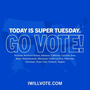 Jaime Harrison Instagram - If you live in one of the 16 states and territories that have primaries today, get out and vote if you haven’t already!

Go to the link in my bio to find your polling place.