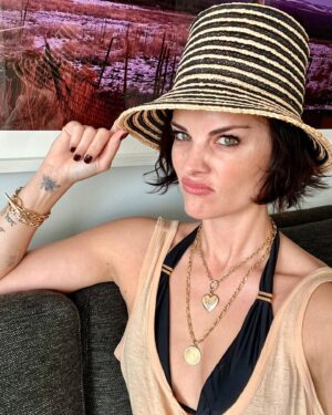 Jaimie Alexander Instagram - Do I make this hat look weird?🙃