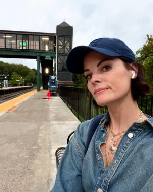 Jaimie Alexander Instagram - A bit of today’s adventure before getting rained on 🙈 ⛈️ #coldspring #NY