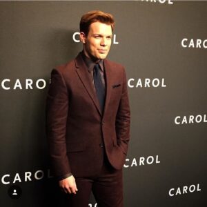 Jake Lacy Instagram - Thank you @weinsteinco for such a wonderful time at the NY premiere of @carol_film ! I am incredibly honored to be a part of such a beautiful film.