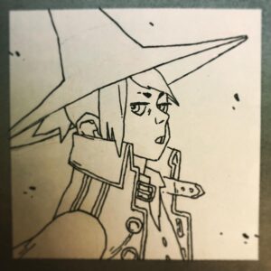 Jake Wyatt Instagram - bookplate drawing
