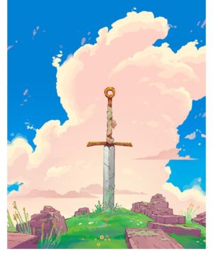 Jake Wyatt Instagram - This is finally available as a print (along with 4 stickers) until Feb 28 through @artdropclub! Link in my bio.