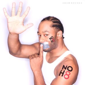 Jamar Shipman Instagram - Another NOH8 photo. This is my favorite one!