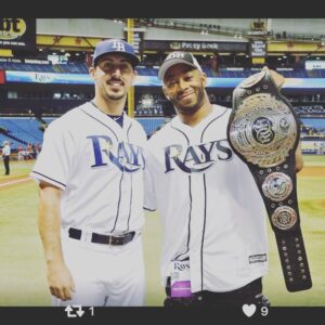 Jamar Shipman Instagram - First pitch at the @raysbaseball Game.