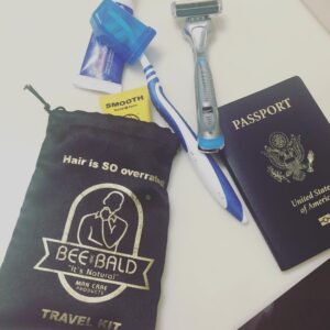 Jamar Shipman Instagram - A travel must-have is my @beebaldproducts shaving travel kit. I also thank Adam Cole and the Young Bucks for making me bald. #beebald