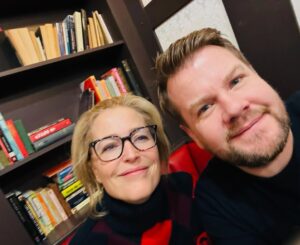 James Corden Instagram - Listen to the wonderful Gillian Anderson on this week’s episode - available now on @siriusxm.