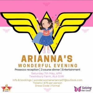 James D'Arcy Instagram - Hey guys, I want to introduce you to a little girl called Arianna, who needs our help. Six months ago she was suddenly diagnosed with a life threatening neuroblastoma. But just like her favourite superhero, Wonder Woman, she and her family are facing the immense challenges with huge courage. There IS a life saving treatment available, but it’s only in America. If you can spare anything at all, please go to her JustGiving page, or even better, book tickets for ‘A Wonderful Evening’ @TewinburyFarm in Hertfordshire to help get this amazing little girl the treatment she desperately needs. 

Email: wonderwomanarianna07@outlook.com
Buy Tickets: https://linktr.ee/Ariannathereallifewonderwoman
Donate to: www.justgiving.com/campaign/arianna 
Or Text: “Arianna” followed by any amount up to £20 to 70085 e.g. Arianna 10 to give £10.
Order her book here: www.ariannafindshermagic.co.uk
Follow her progress @ariannatherealwonder