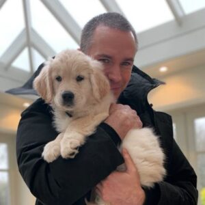 James D'Arcy Instagram - And they called it... puppy lurveeeee 💖💖💖