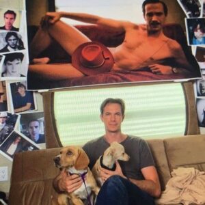 James D'Arcy Instagram - Thank you for the welcome @wellhayley !
You’re one hell of a gal, but I have to admit these dogs and I did find it a bit weird that you covered your trailer with all these pictures of me. 

I mean, IN THE LOO Hayley. That’s just wrong. 😂