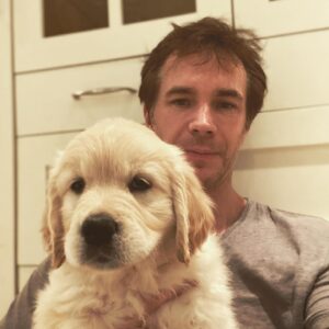 James D'Arcy Instagram - The Andrex puppy has come to live with us. 2021 starting STRONG.