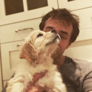 James D'Arcy Instagram - The Andrex puppy has come to live with us. 2021 starting STRONG.