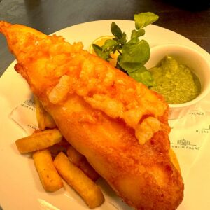 James Martin Instagram - 1,356 portions of fish and chips sold so far! Sunday to go at @thegamefair!