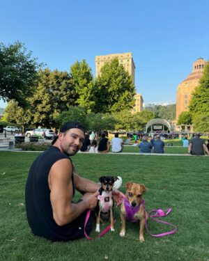 James Maslow Instagram - Just RUFFing it in the great outdoors 🏕️🐕❤️ We took some time this weekend to disconnect and it was glorious. 🌞