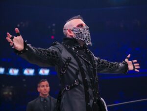 James Mcahren Instagram - I am not your kind.
📸: @y2jimbob
🧥: @rockwellmasks.
#AEW #AllOut #AllEliteWrestling