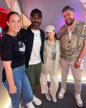 James Patrice Instagram - A few piccies Fidelma! 💄📻🌈✨💖
