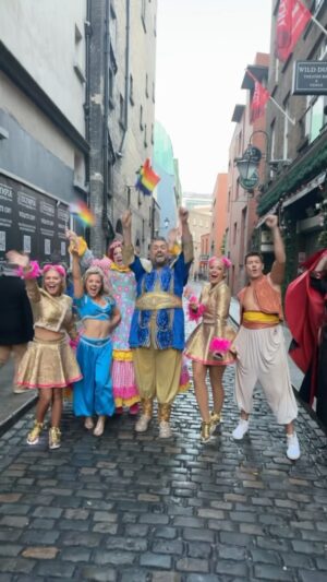 James Patrice Instagram - Happy pride from the cast and crew of @ollypanto 🌈 

Love is love ❤️ Wear you individuality with pride 👏🏻
#dublinpride