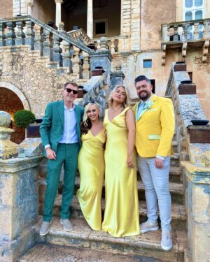 James Patrice Instagram - What an honour to be celebrant for the wedding of the year 🇮🇹😭 DOLLS @jenniferehy @haimsandwich