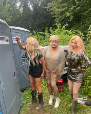 James Patrice Instagram - Malahide Woman does a festival? GET THE WELLIES READY GEHRLS 🎉 BEYOND excited to be performing again at All Together Now this weekend! Catch meself and the ICONIQUE Davina Devine and Mizza on the Bank Of Ireland Sashay Stage for some fabulous performances, gorgeous games and delish dishes 😍 Come join us Friday, Saturday AND Sunday to get the glitter on gals! #BankOfIreland #AllTogetherNow (AD)