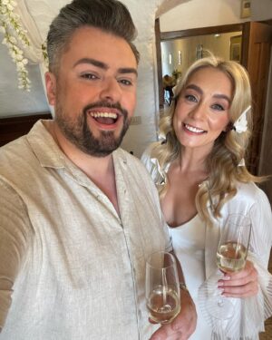 James Patrice Instagram - What an honour to be celebrant for the wedding of the year 🇮🇹😭 DOLLS @jenniferehy @haimsandwich