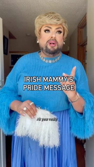 James Patrice Instagram - A message of Pride from Malahide Woman 😭

#MalahideWoman #Pride #IrishMammy